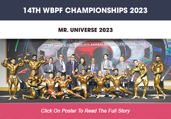WBPF MR.UNIVERSE 2023 OVERALL WINNER...